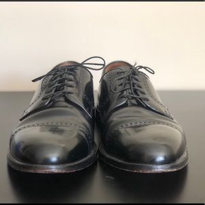 Cole Haan Caldwell Captoe Oxford Black Leather Dress Shoes, Size 12 D